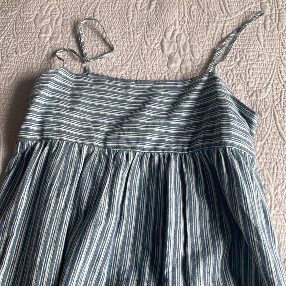 Blue Striped Dress